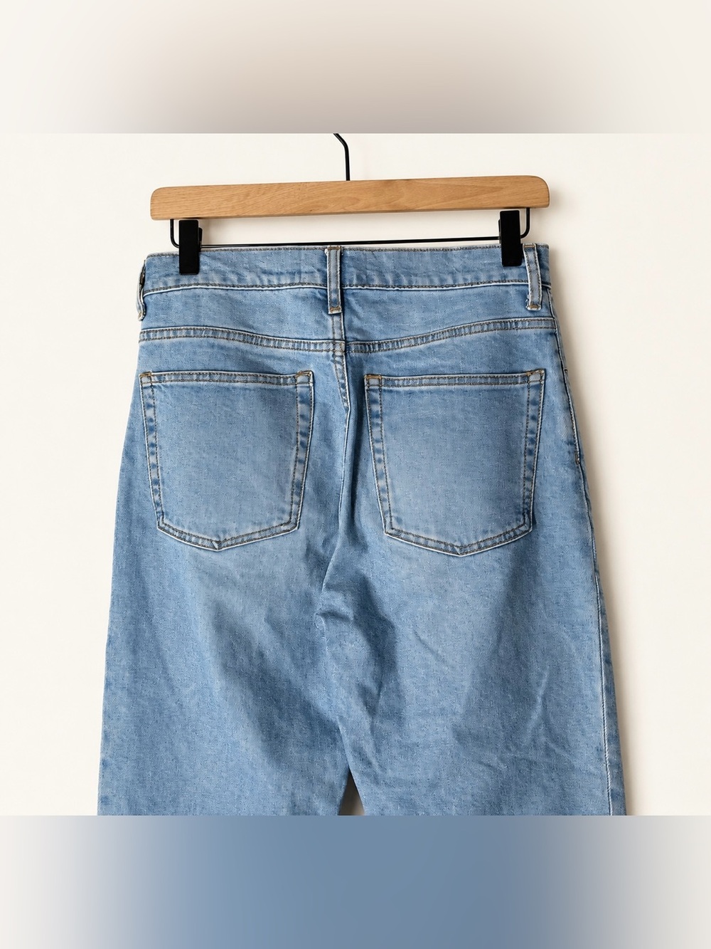 Everlane The Cheeky Jean Womens 27 Ankle Straight High Rise Light Wash Denim - Picture 5 of 7